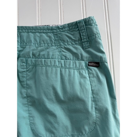 Eddie Bauer Womens 4 Teal Hiking Cargo Skirt Cotton Nylon Stretch Pockets - Picture 9 of 9